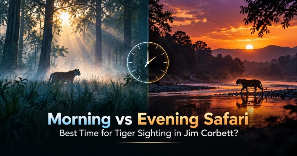 Morning vs Evening Safari:Which Is Better for Tiger Sighting? | Jim Corbett Guide