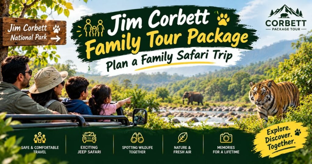 Jim Corbett Family Tour Package | Plan a Family Safari Trip